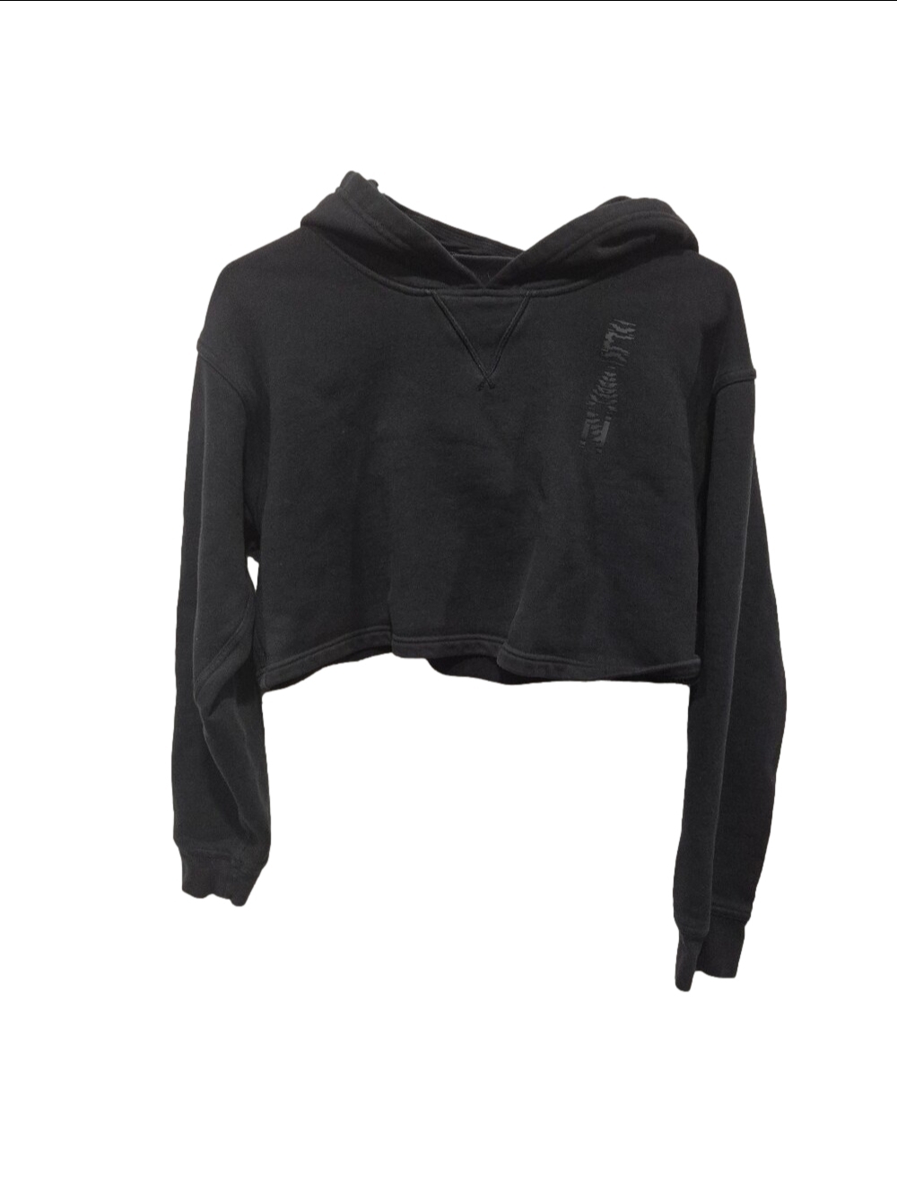 Lululemon Team Canada All Yours Cropped Hoodie Graphic Black Women's Large
